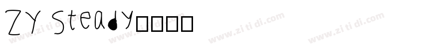 ZY Steady字体转换